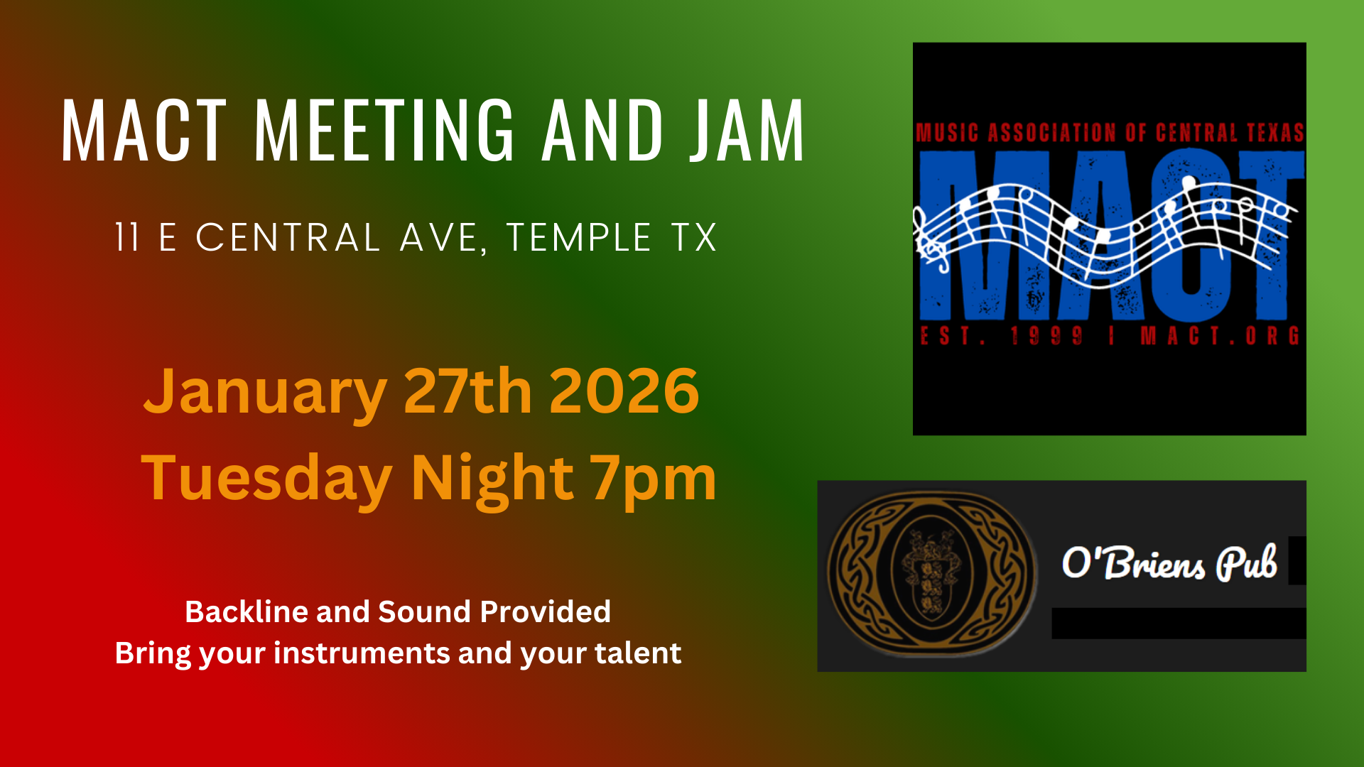 MACT Live Music Association